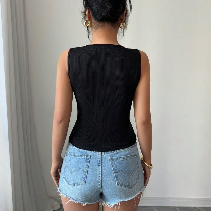 Women’s Summer 2025 Slim Fit Bow Pullover Top – Elegant Commuter Style - Image 3