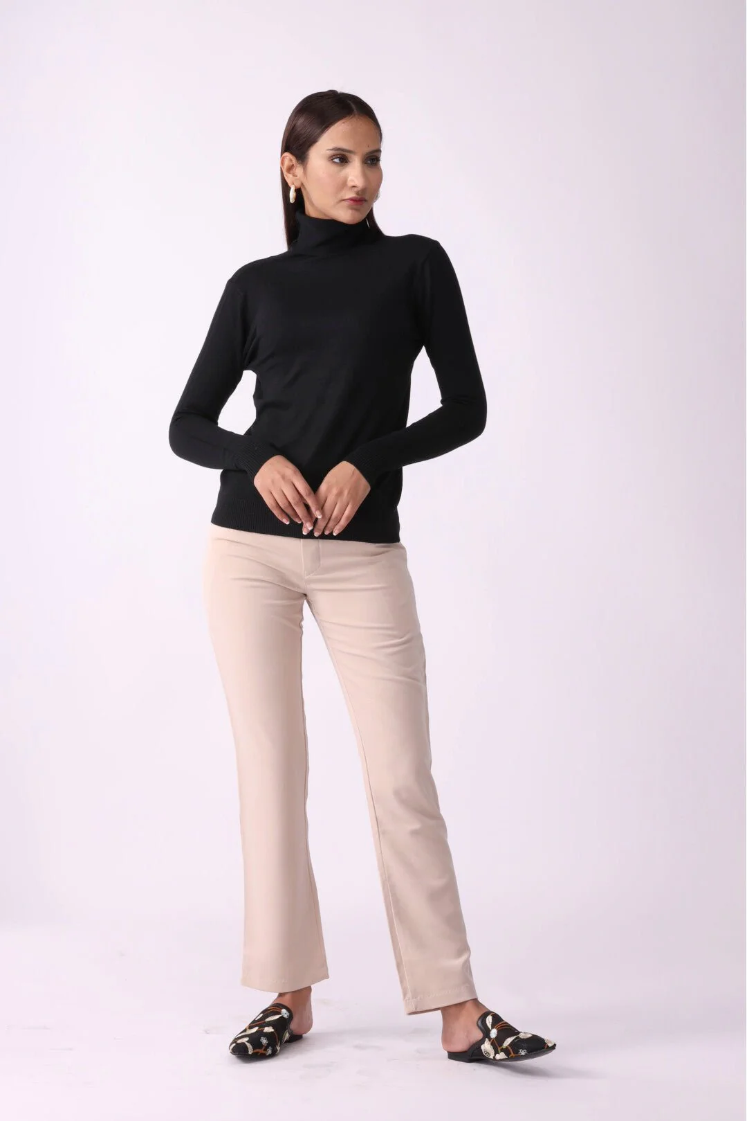 Women Turtle Neck Shirt