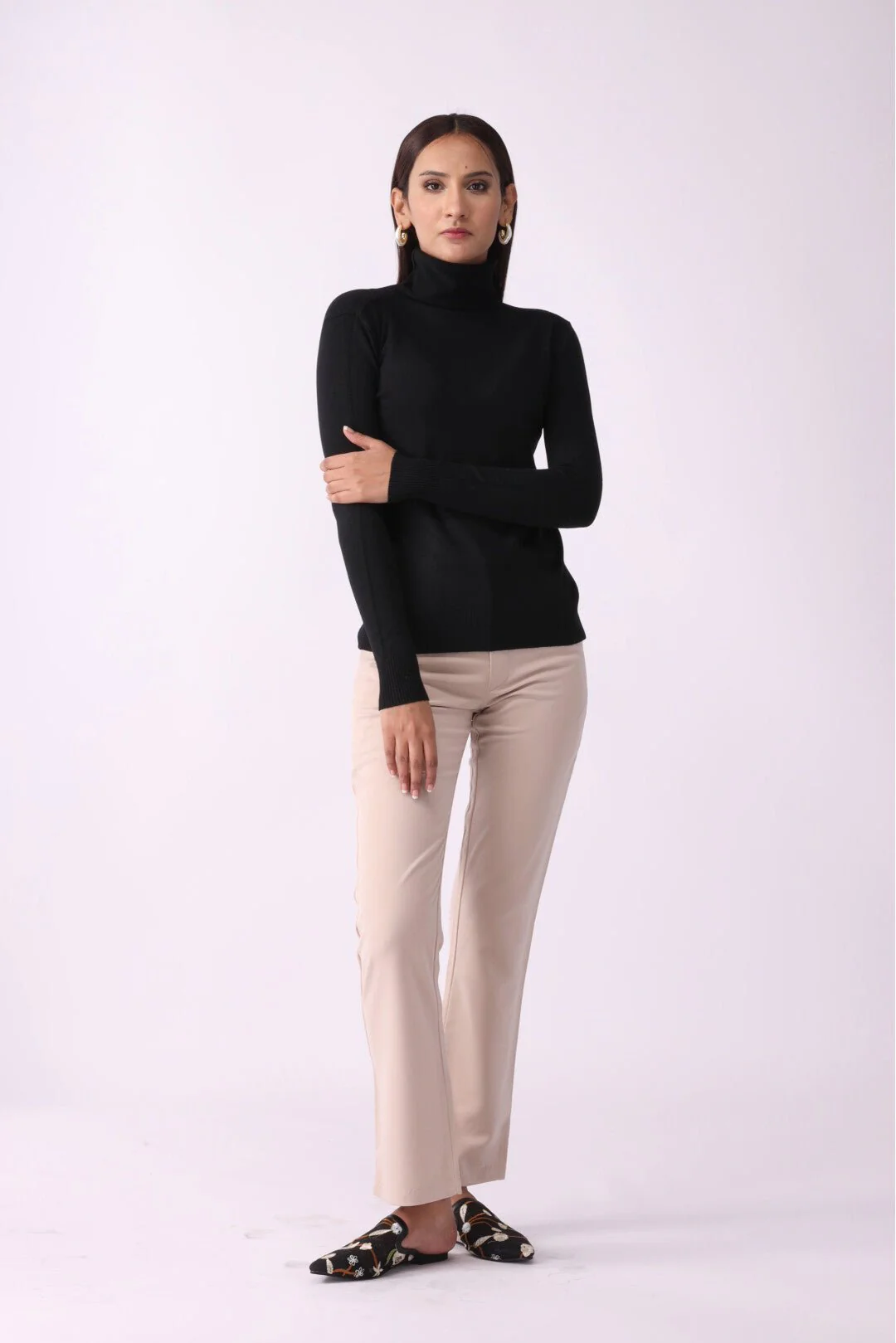 Women Turtle Neck Shirt - Image 3