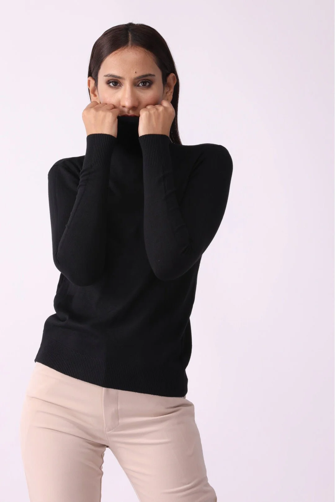 Women Turtle Neck Shirt - Image 7