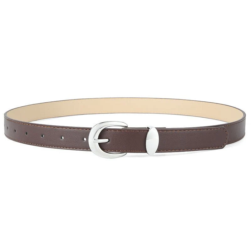 Women's Belt Cowhide with Jeans Casual Pants Decoration Women's Belt - Image 2