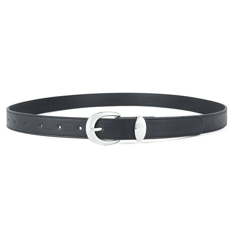 Women's Belt Cowhide with Jeans Casual Pants Decoration Women's Belt - Image 8