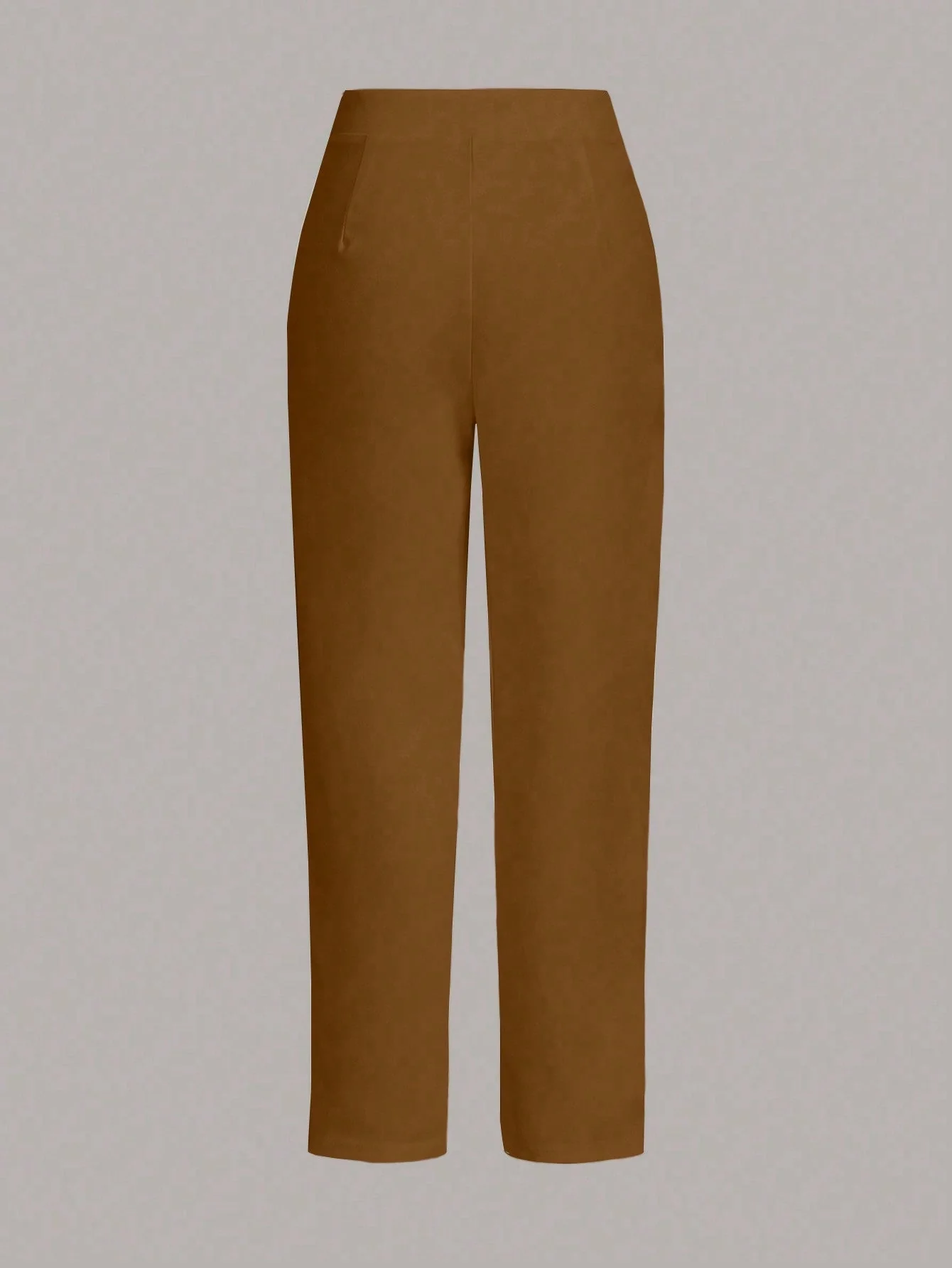 Women's Casual Solid Color Cone-Shaped Long White Pants,Ladies Spring/Fall Casual Pocket,Zipper Natural Cargo Pants Cropped White Regular Fit Women Pants,Casual Daily Wear - Image 10