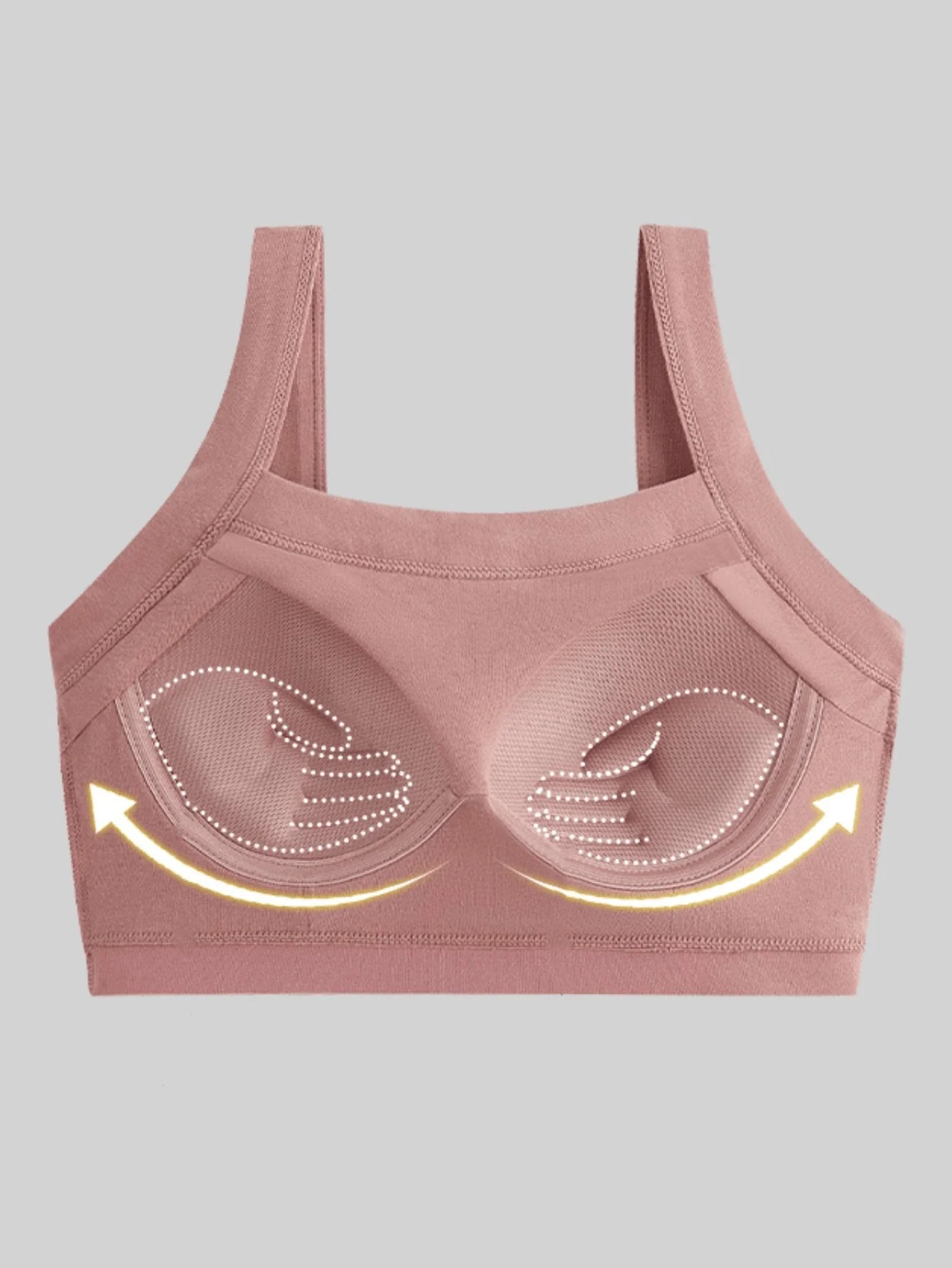 Women's Padded Sports Bra Tank Top, No Steel Ring  FD - Image 23
