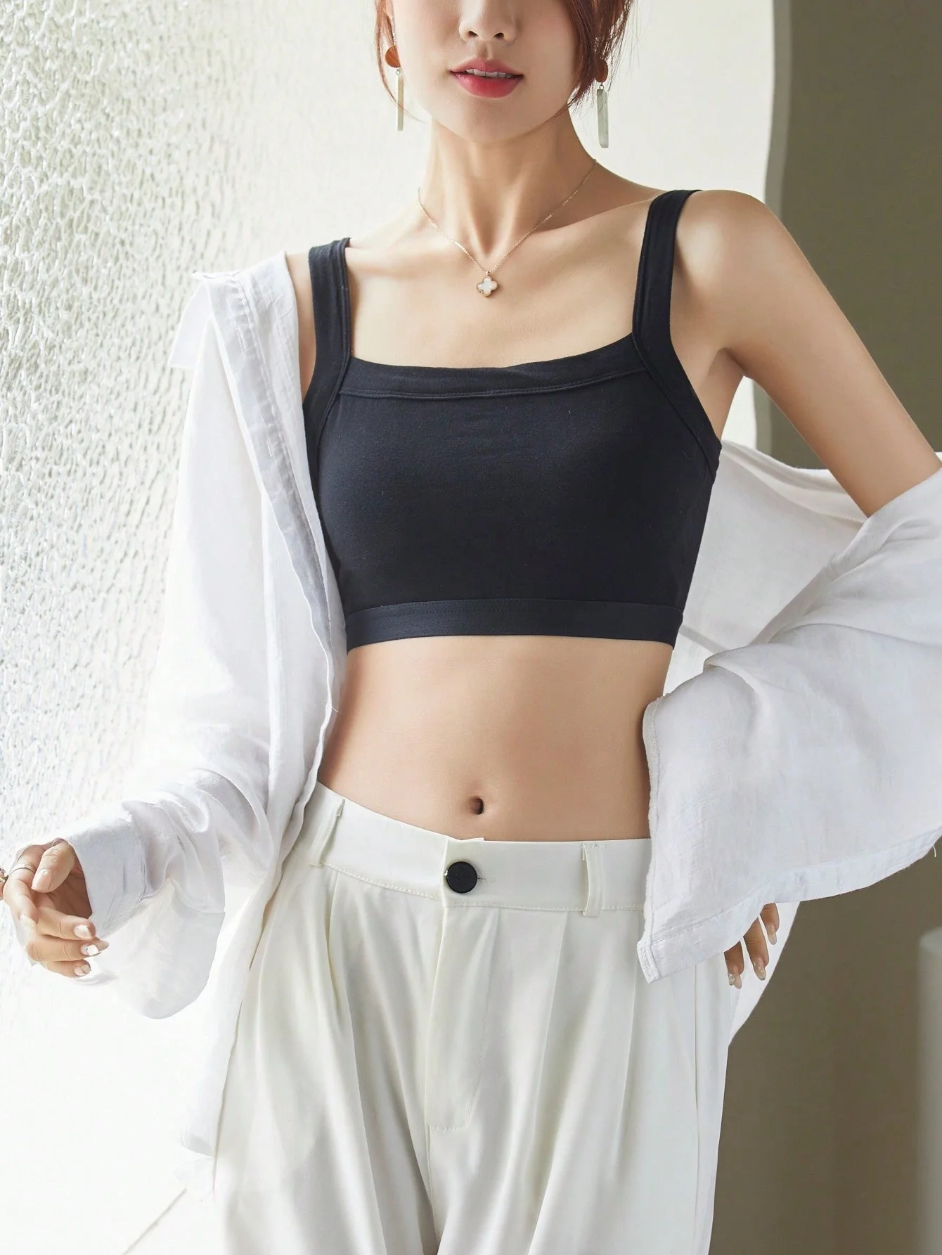 Women's Padded Sports Bra Tank Top, No Steel Ring  FD - Image 3