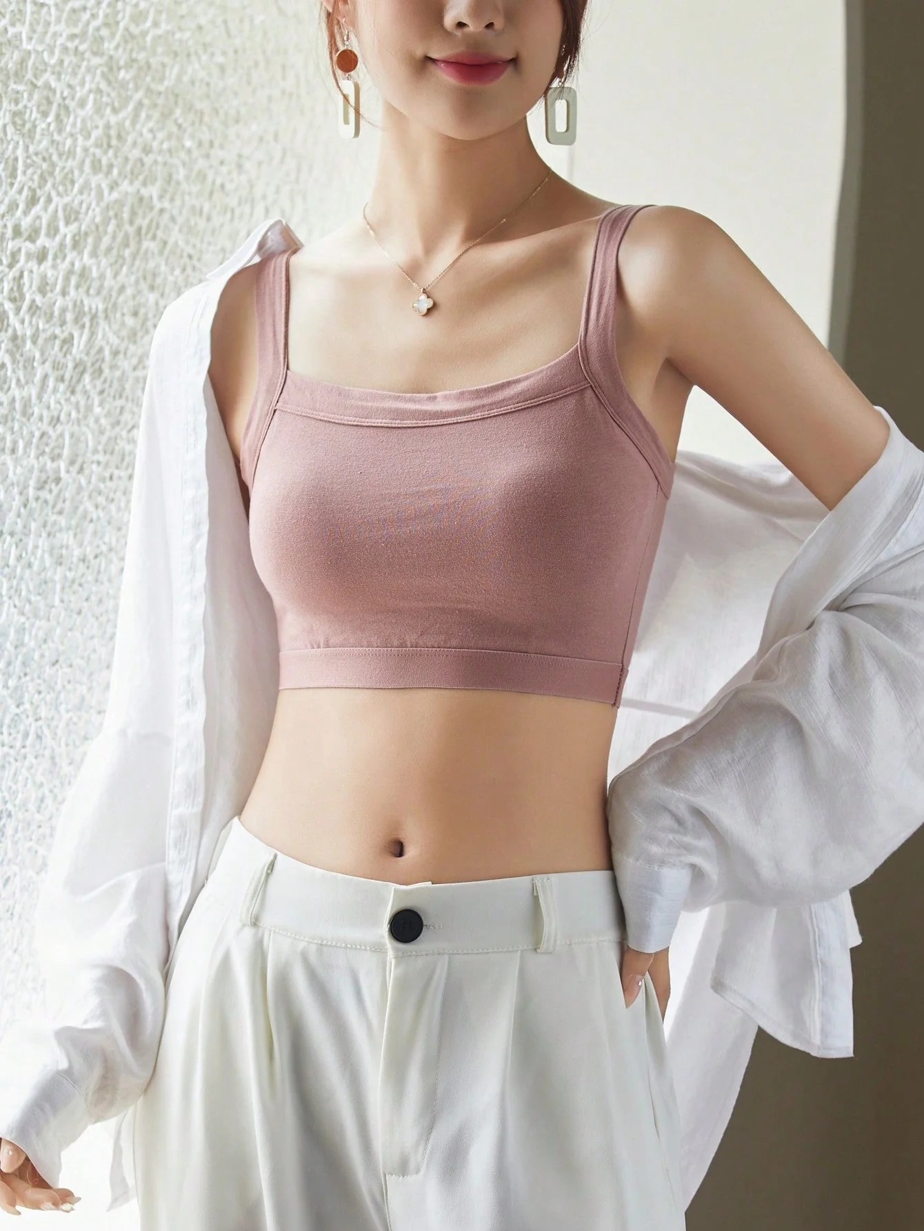 Women's Padded Sports Bra Tank Top, No Steel Ring  FD - Image 4