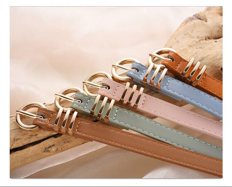Women's PU leather belt spring and summer Korean version leisure ins style trend fashion personality all-match skirt suit pants belt FD - Image 21