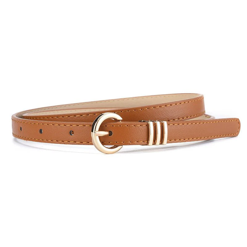 Women's PU leather belt spring and summer Korean version leisure ins style trend fashion personality all-match skirt suit pants belt FD - Image 3