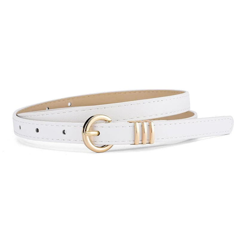 Women's PU leather belt spring and summer Korean version leisure ins style trend fashion personality all-match skirt suit pants belt FD - Image 5