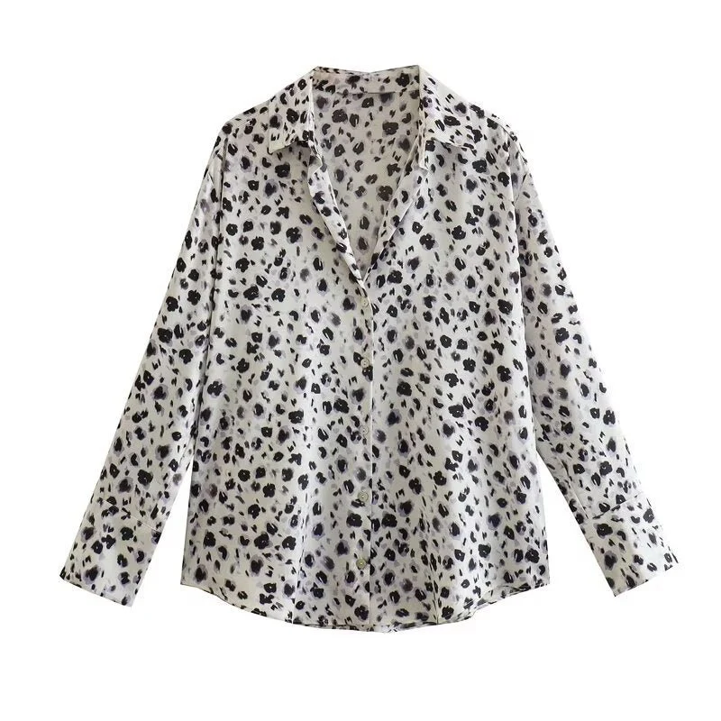 Women's Silk Satin Shirt - 20 Colors - Image 20